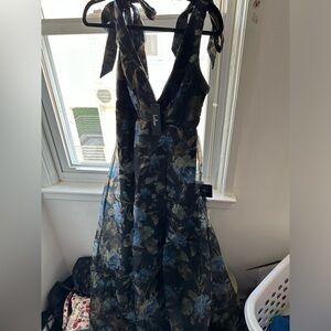Blue floral Lulus dress